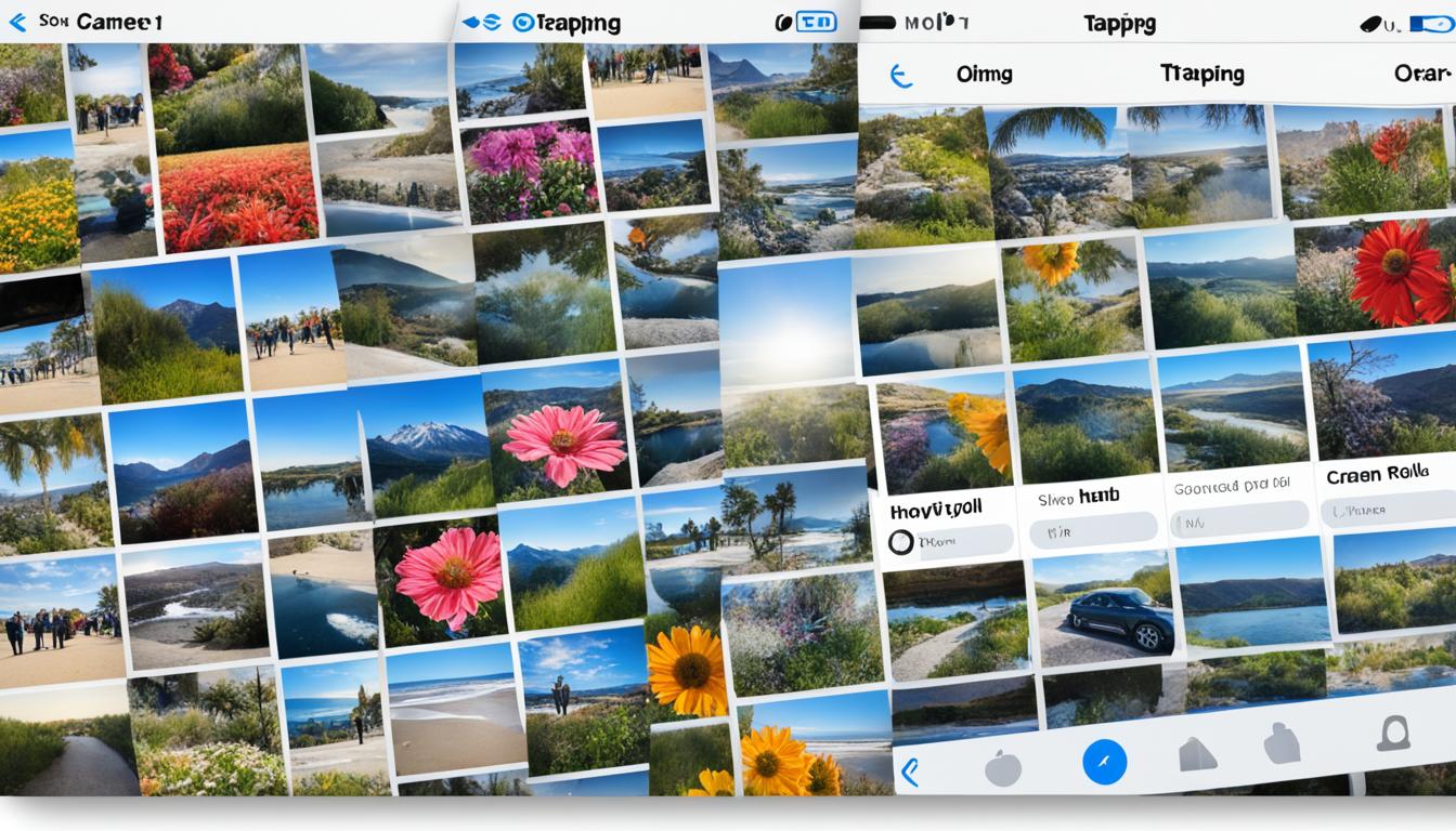how to move photos to an album and delete from camera roll iphone